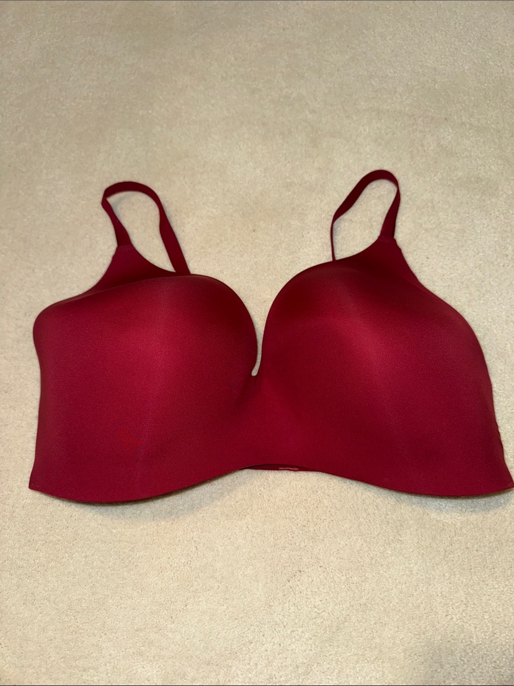 Knix Wing Woman Contour  Bra Size  8+ Dark Cherry Wireless Lightly Lined